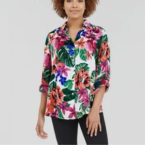 Haver of London Vibrant Floral Blouse